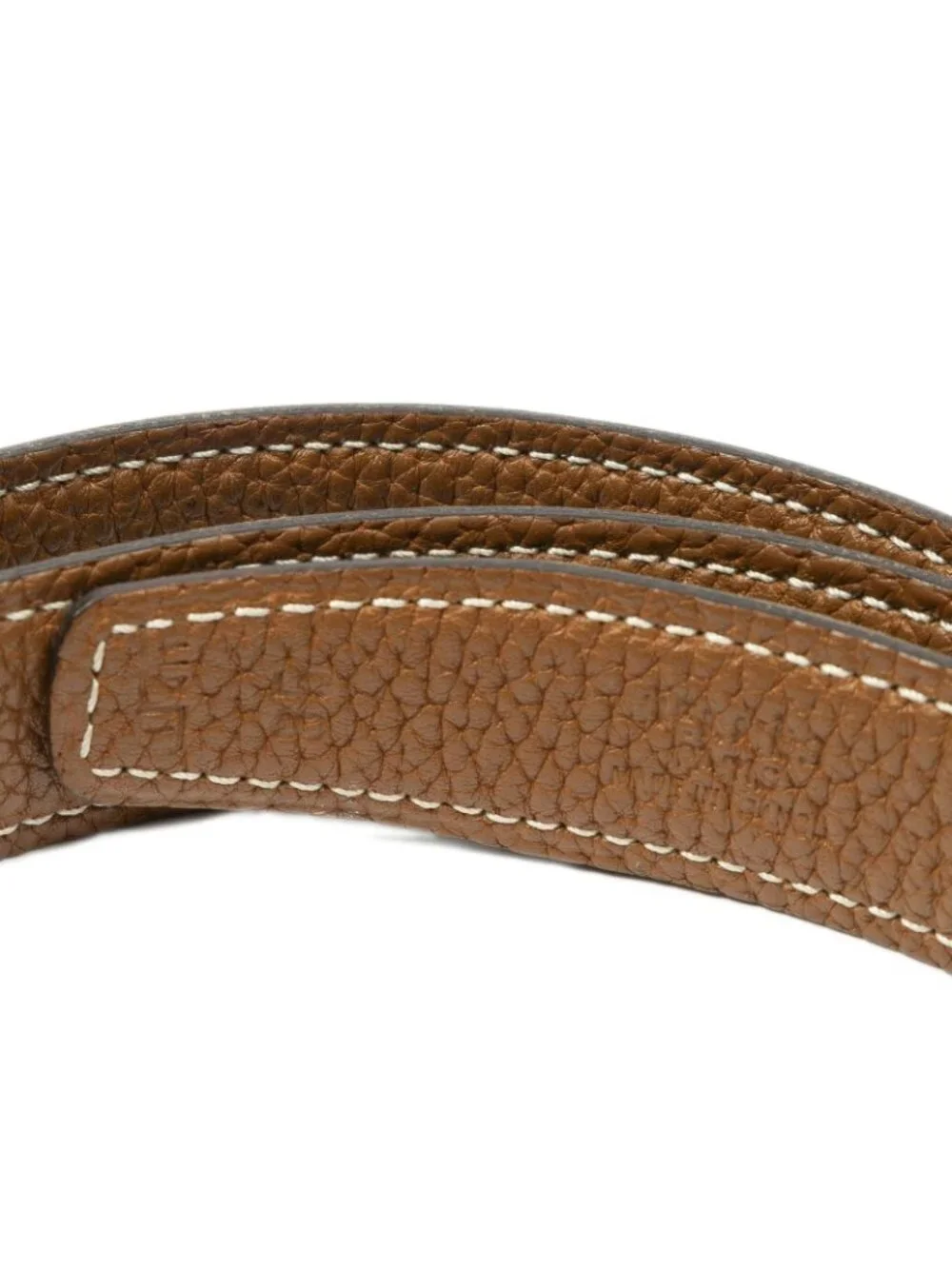 Hermes Constance Belt 32 Black Brown Box Leather